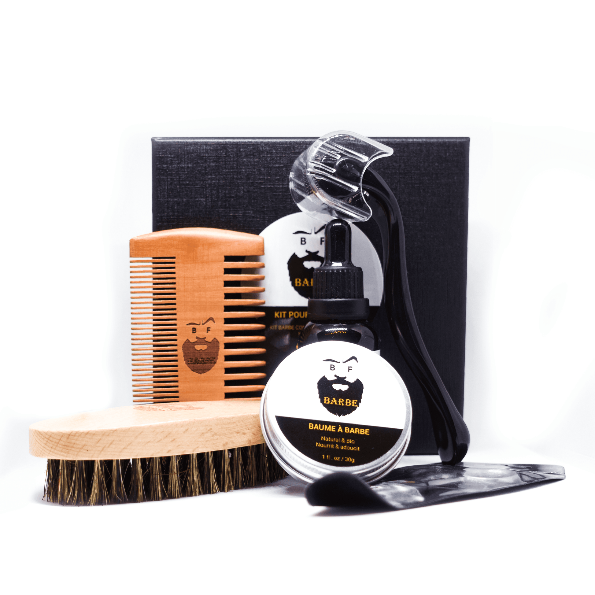 Barbe Impeccable Réalisée : Kit Barbe Complet Homme